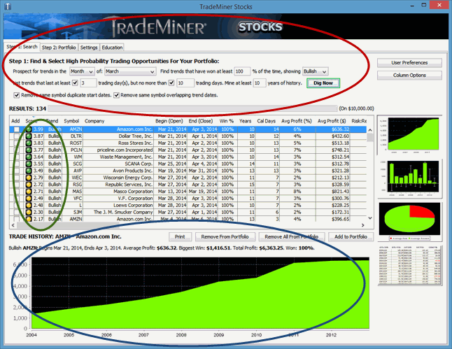 trademiner screenshot